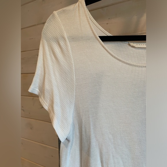 Entro | Cream Waffle Knit Aztec Top - Picture 4 of 6